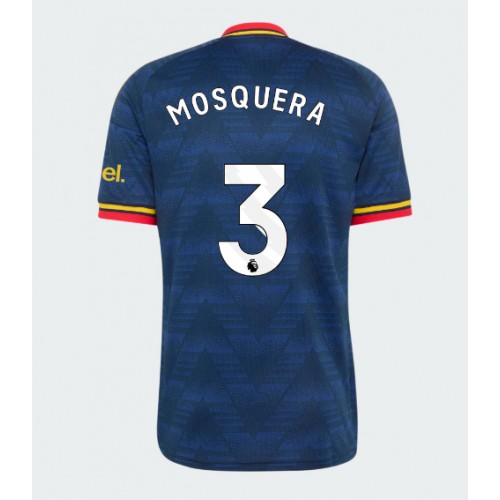 Arsenal Cristhian Mosquera #3 Bortatröja 2026-27 Kortärmad